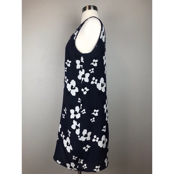 Theory Brindina' Autumn Floral Silk Shift Dress - Picture 4 of 8